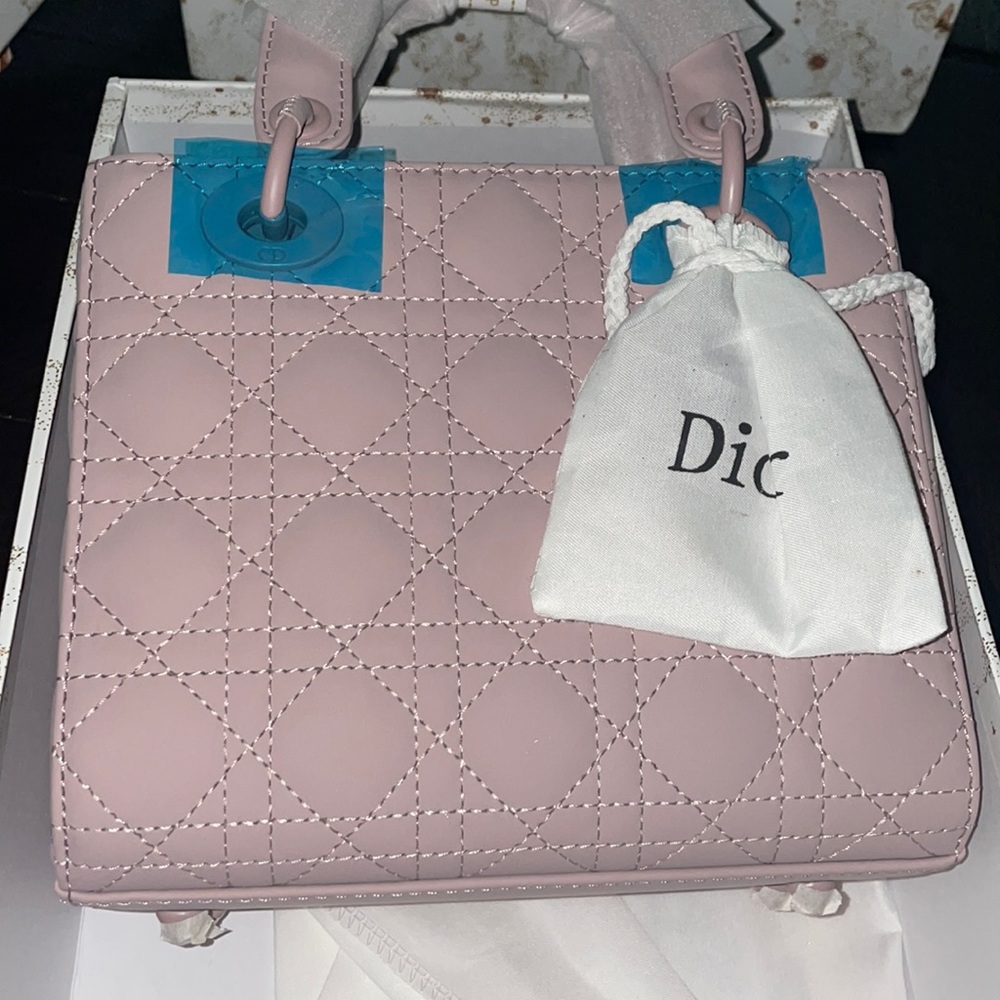 Light pink Dior.  Cute night on the town bag
